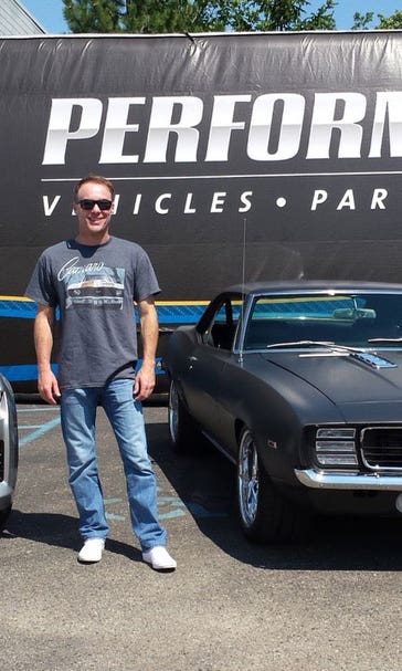 Harvick breaks out the '69 Camaro for Woodward Dream Cruise